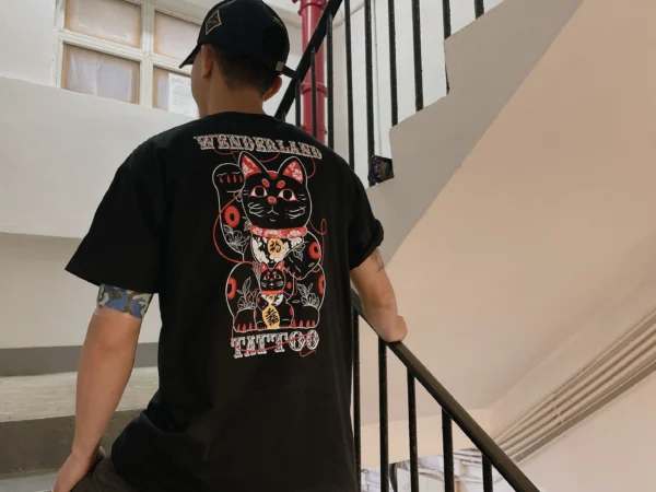 Wenderland Tattoo Lucky Cat T-Shirt